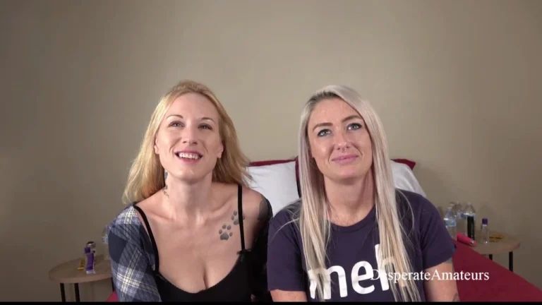 Amateurs Alex Misty and Misty Meaner savagely indulge, ample hooters bouncing, tight milf pussies pounded.